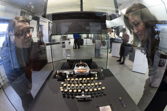 "To the sound of typewriter...People and events" exhibition in St. Petersburg