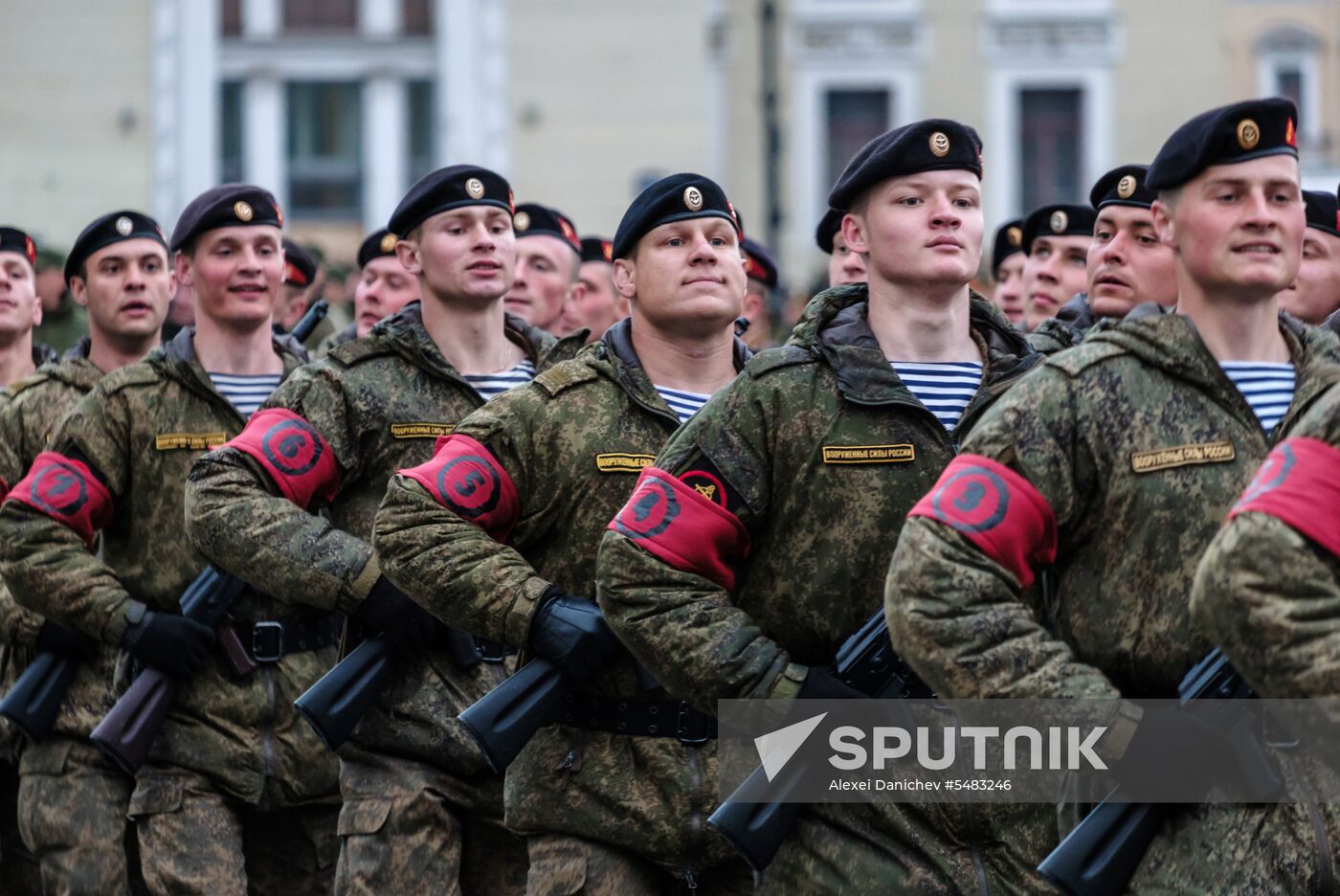 Victory Parade practice in St. Petersburg