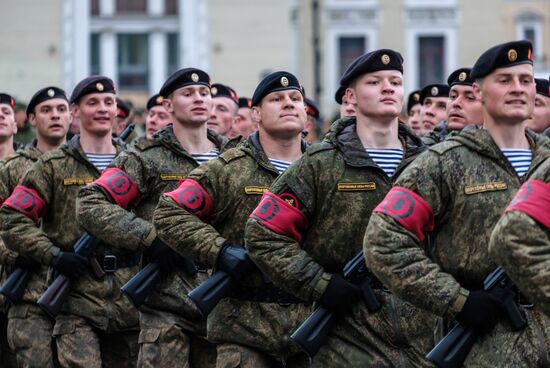 Victory Parade practice in St. Petersburg
