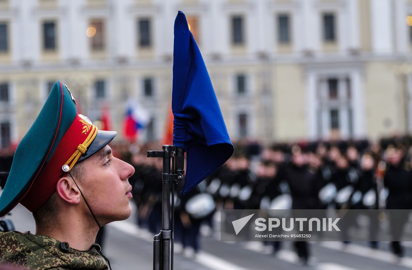 Victory Parade practice in St. Petersburg