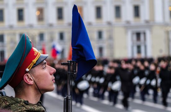 Victory Parade practice in St. Petersburg