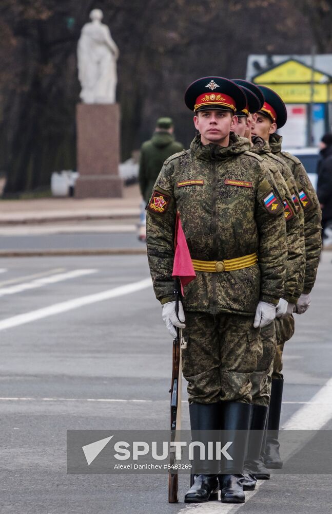 Victory Parade practice in St. Petersburg