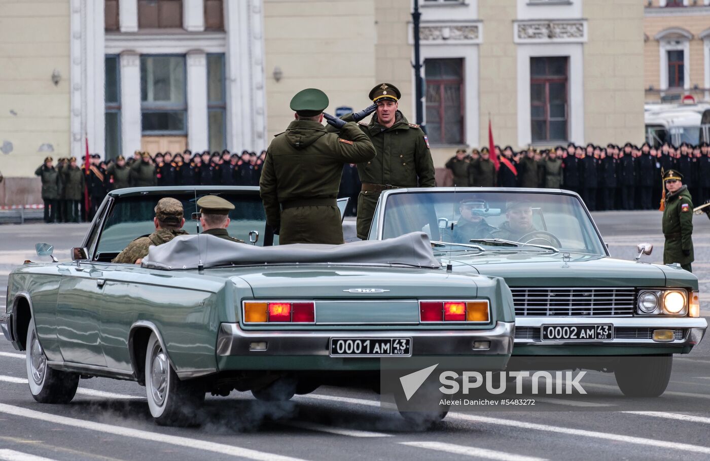 Victory Parade practice in St. Petersburg