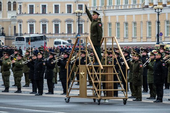 Victory Parade practice in St. Petersburg