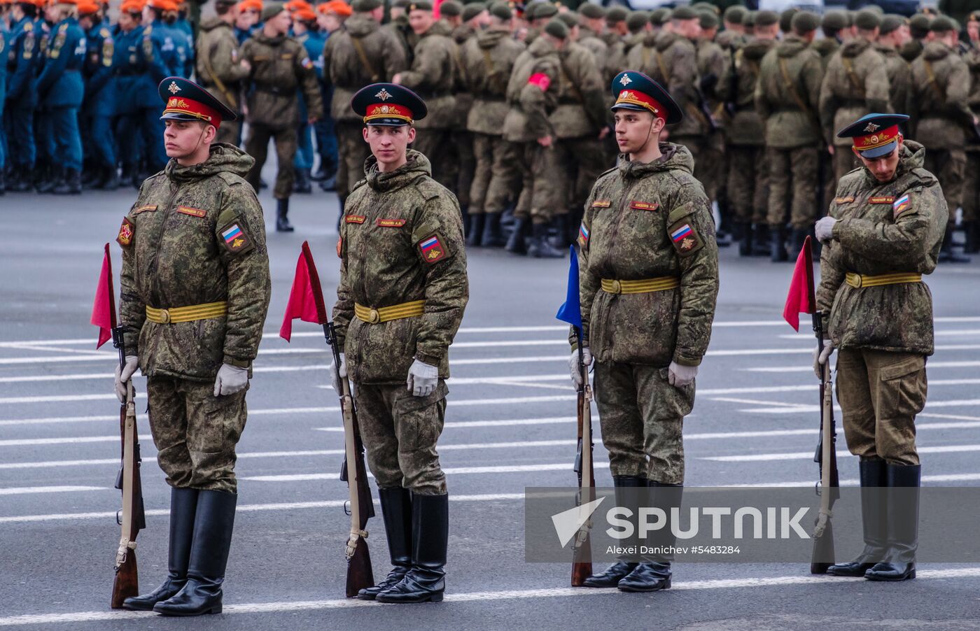 Victory Parade practice in St. Petersburg
