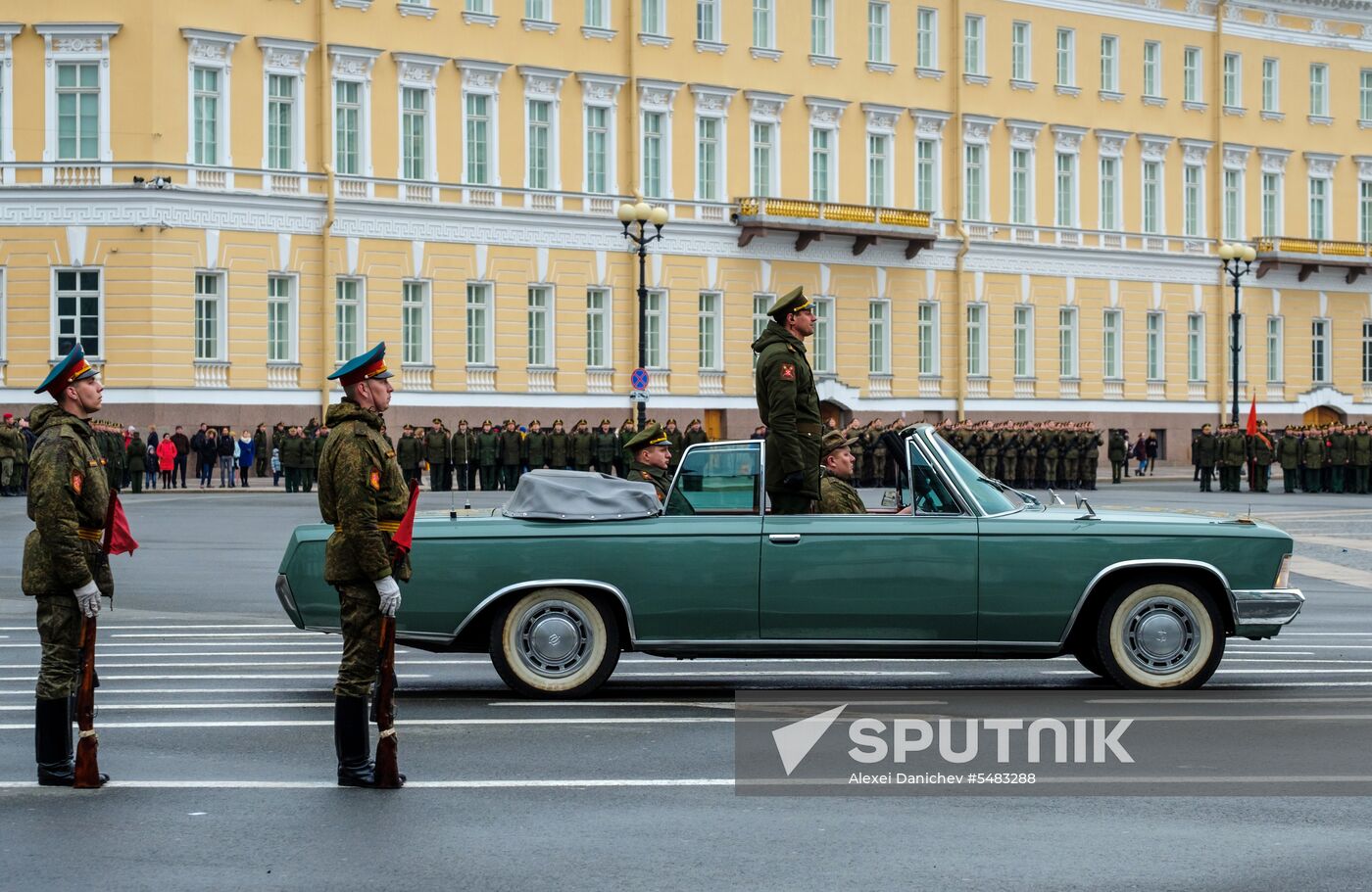 Victory Parade practice in St. Petersburg