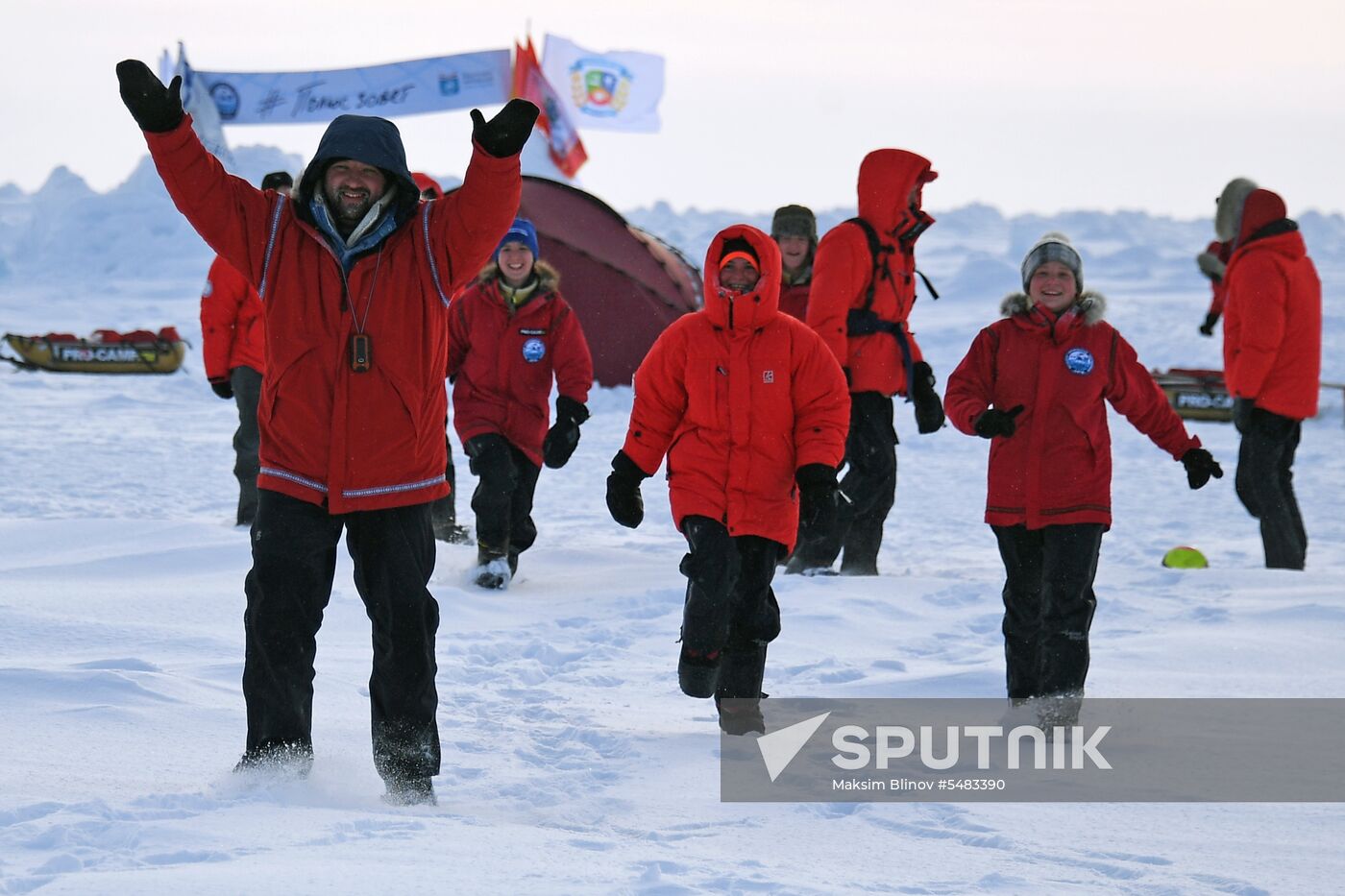 Arctic expedition to North Pole