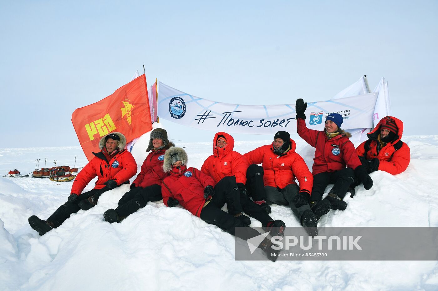 Arctic expedition to North Pole