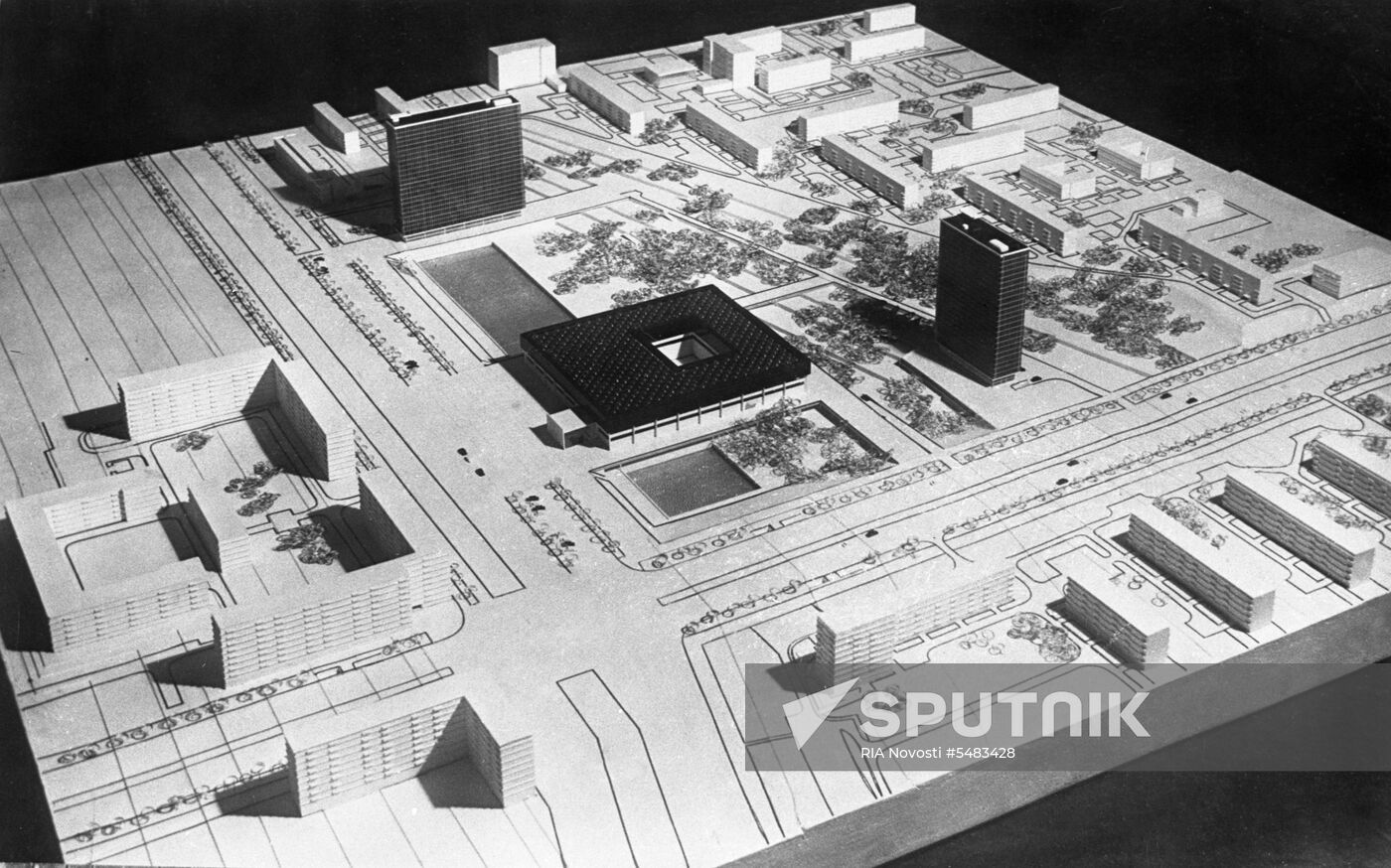 Model of block in Novye Cheryomushki district