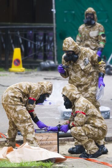 Salisbury begins cleaning spots related to Skripals poisoning