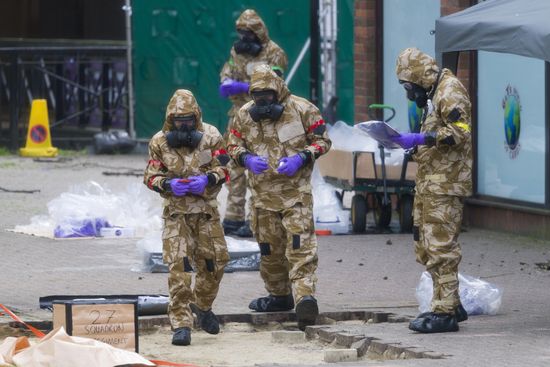 Salisbury begins cleaning spots related to Skripals poisoning