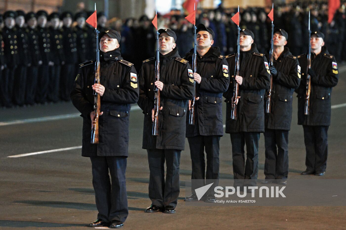 Victory parade rehearsal in Vladivostok