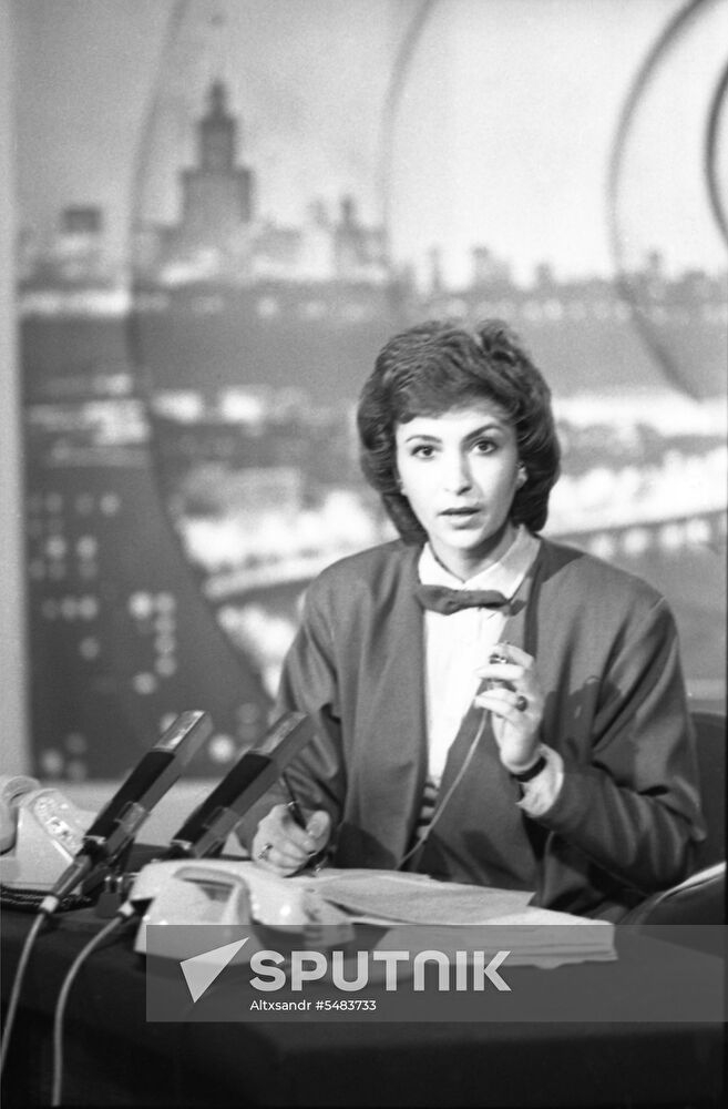 TV-presenter Tatyana Komarova