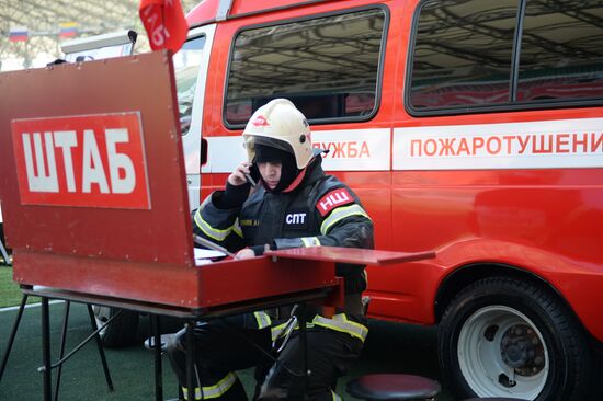 EMERCOM exercises in Grozny