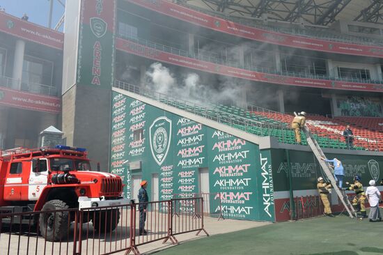 EMERCOM exercises in Grozny