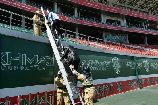 EMERCOM exercises in Grozny
