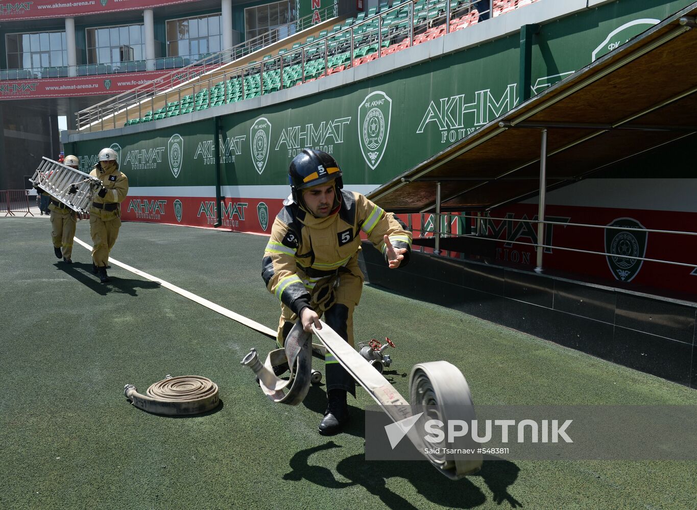EMERCOM exercises in Grozny