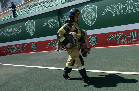 EMERCOM exercises in Grozny