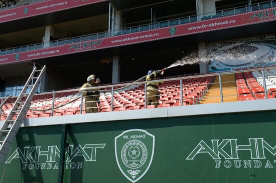 EMERCOM exercises in Grozny