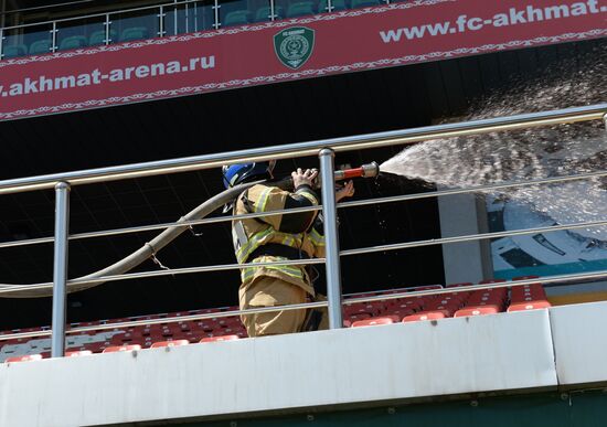 EMERCOM exercises in Grozny