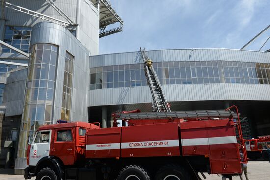 EMERCOM exercises in Grozny