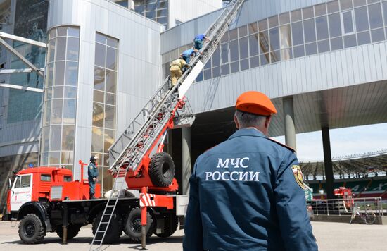 EMERCOM exercises in Grozny