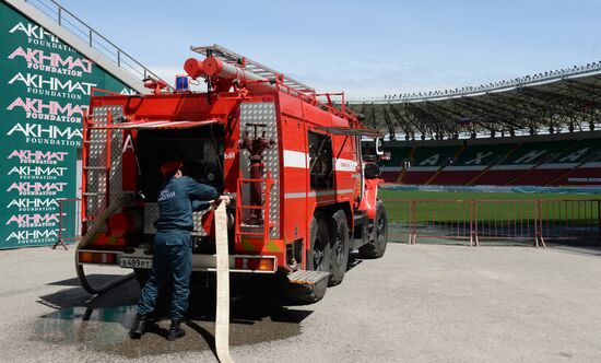 EMERCOM exercises in Grozny