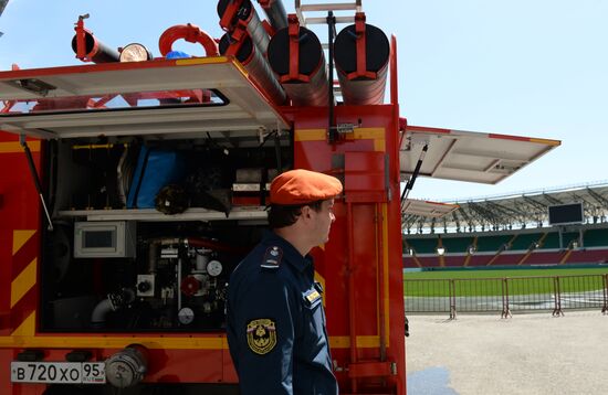 EMERCOM exercises in Grozny