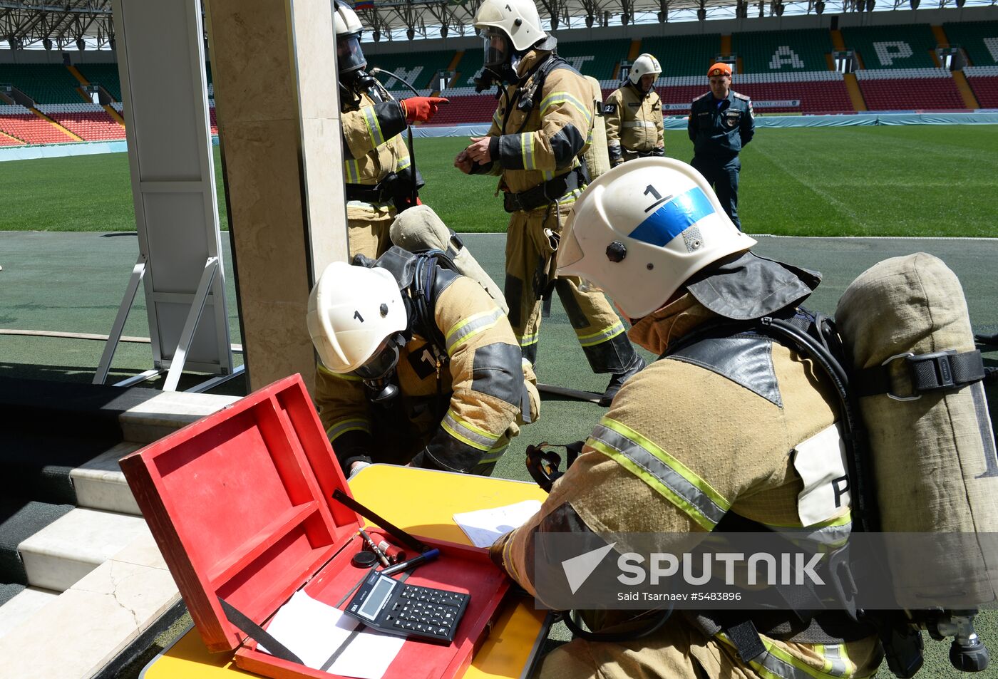 EMERCOM exercises in Grozny