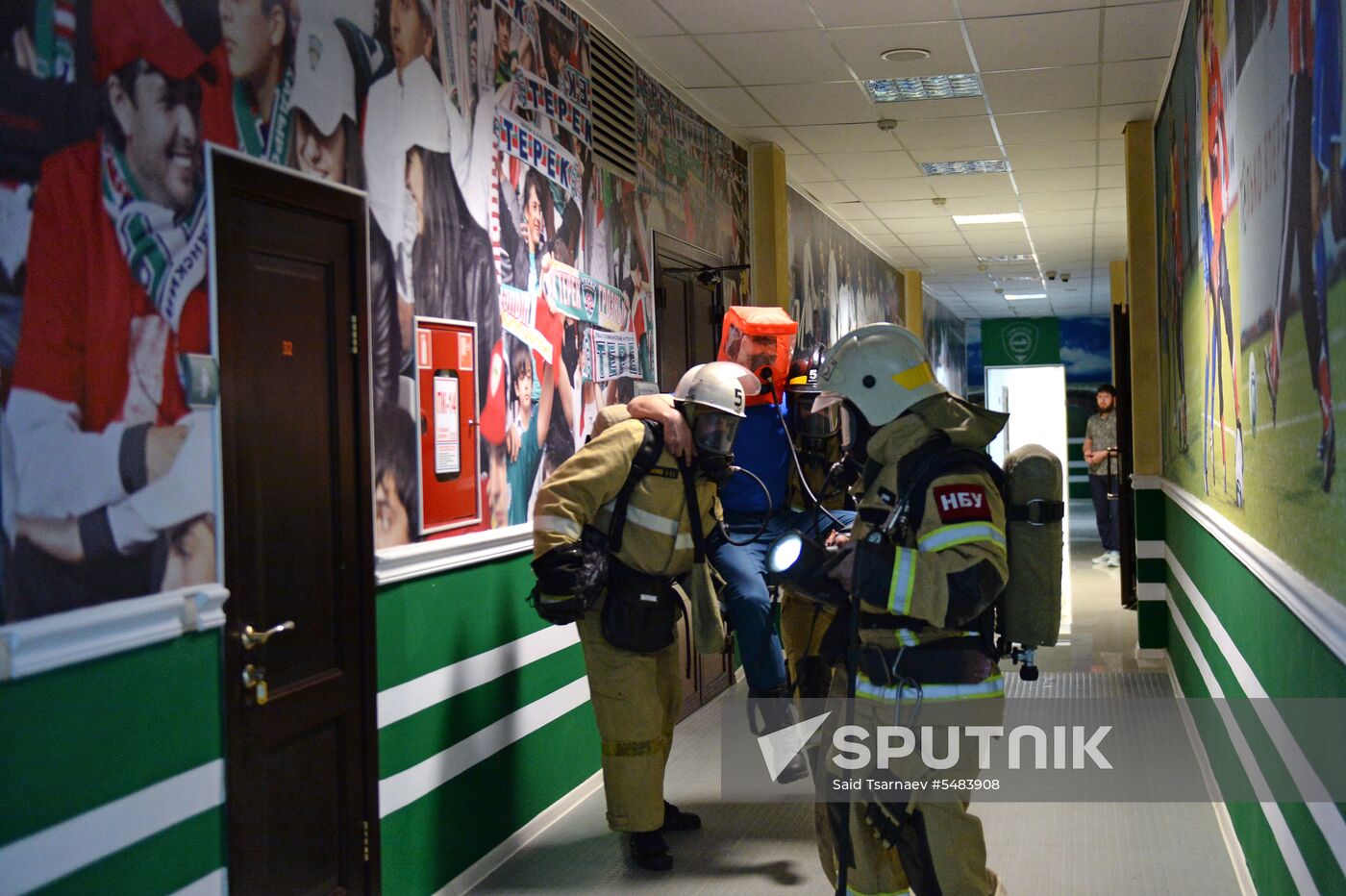 EMERCOM exercises in Grozny