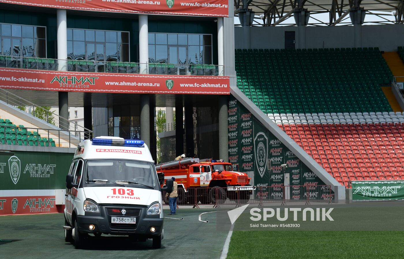 EMERCOM exercises in Grozny
