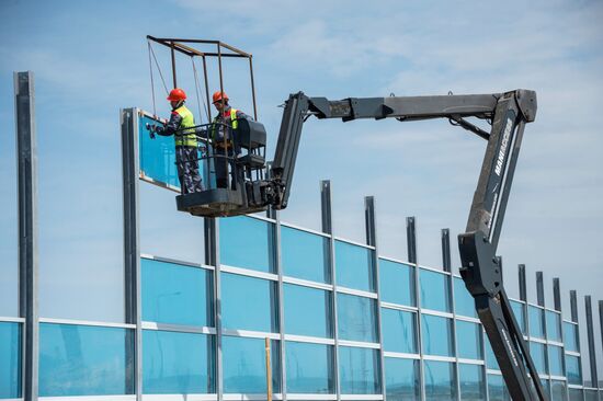 Construction of Kerch Strait (Crimean) Bridge