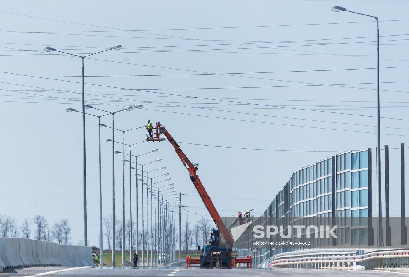 Construction of Kerch Strait (Crimean) Bridge