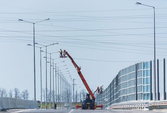 Construction of Kerch Strait (Crimean) Bridge
