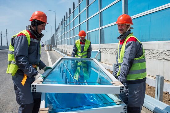 Construction of Kerch Strait (Crimean) Bridge