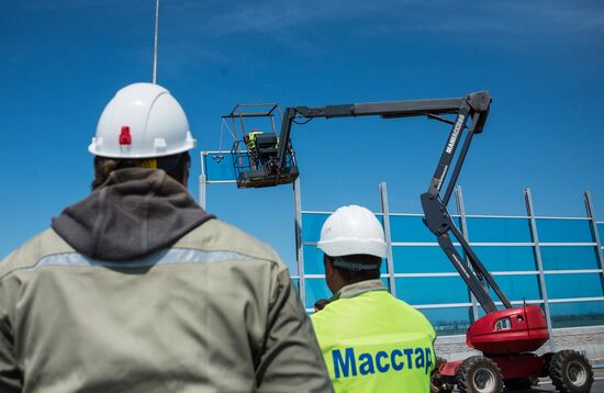 Construction of Kerch Strait (Crimean) Bridge