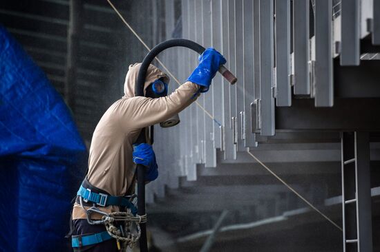 Construction of Kerch Strait (Crimean) Bridge