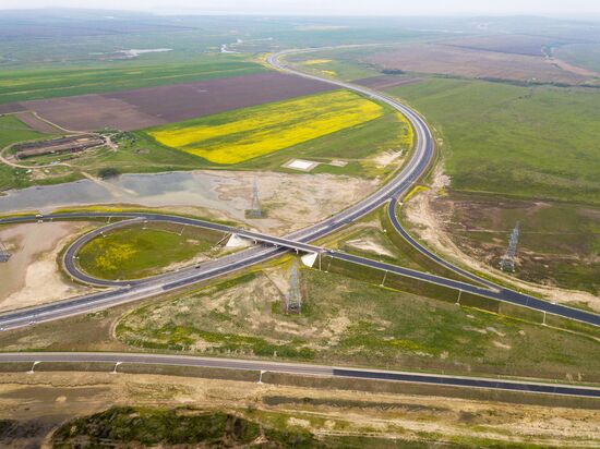 Construction of Kerch Strait (Crimean) Bridge