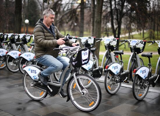 Cycling season begins in Moscow