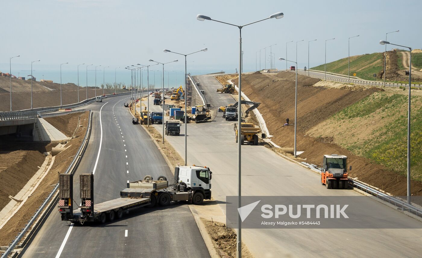Construction of Kerch Strait (Crimean) Bridge