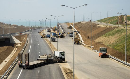 Construction of Kerch Strait (Crimean) Bridge