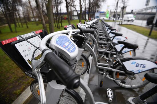 Cycling season begins in Moscow