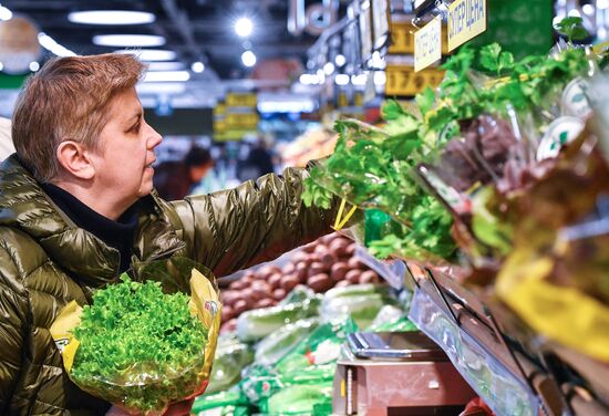 Perekryostok supermarket in Moscow