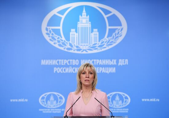 Briefing by Russian Foreign Ministry Spokesperson Maria Zakharova