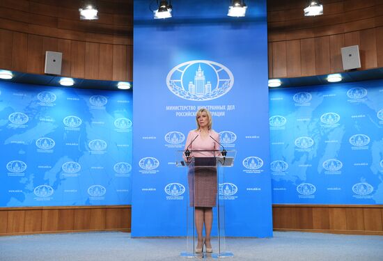 Briefing by Russian Foreign Ministry Spokesperson Maria Zakharova