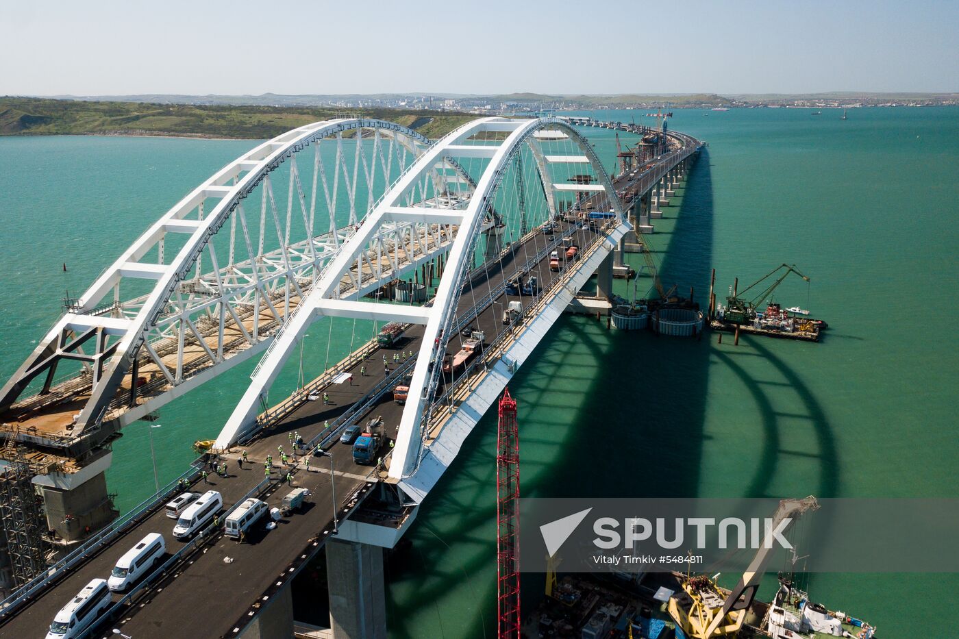 Construction of Kerch Strait (Crimean) Bridge