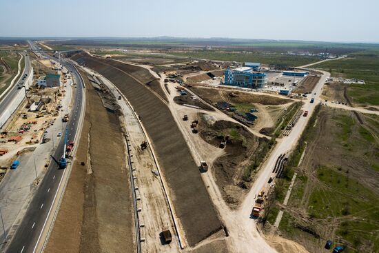 Construction of Kerch Strait (Crimean) Bridge