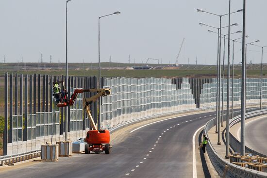 Construction of Kerch Strait (Crimean) Bridge