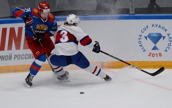 Hockey. Alrosa Cup. Russia vs Norway