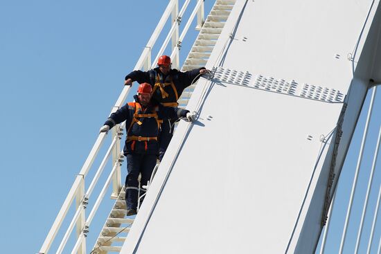 Construction of Kerch Strait (Crimean) Bridge